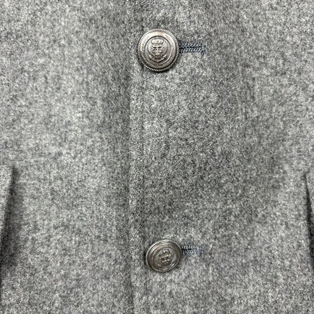 Adams Row 100% Wool Blazer 46R Gray Ivy League Classic‎ Menswear Old Money
